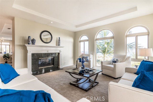 Formal Living Room with Panoramic Ocean Views