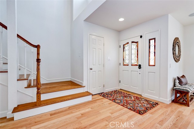 Hardwood floors throughout the main level.