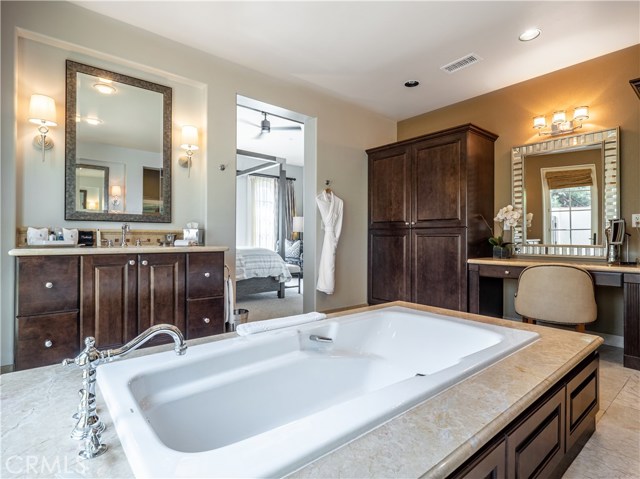 A soaking tub fit for royalty.