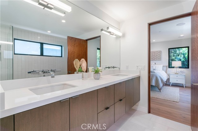 Master Bathroom with dual sinks