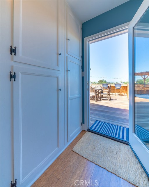 Plenty of storage and access to deck.