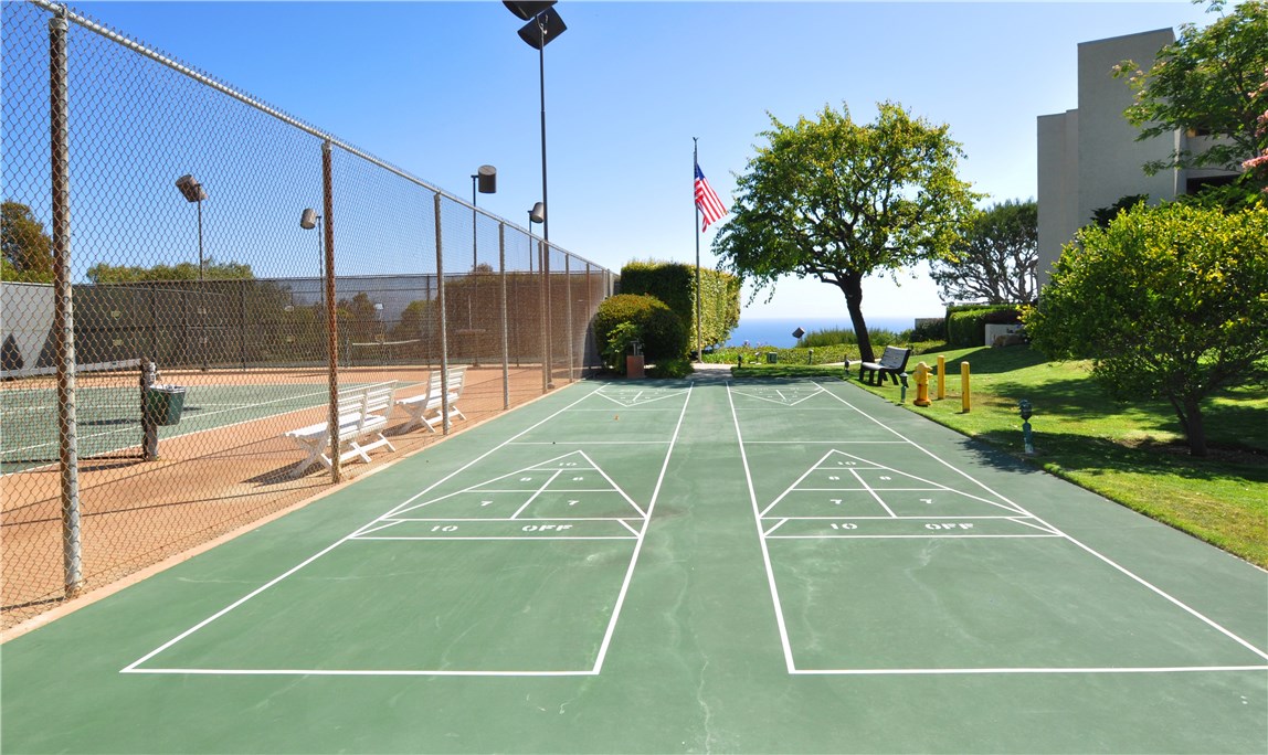 Shuffle board courts