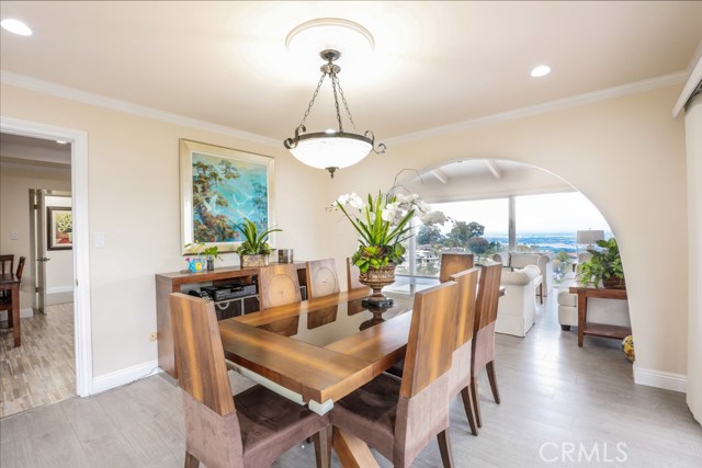 Formal Dining Room Opens to the Living Room & Kitchen