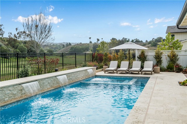 Golf course views from the pool