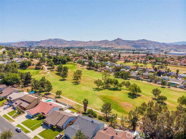 Drone photo of Golf Course across the street