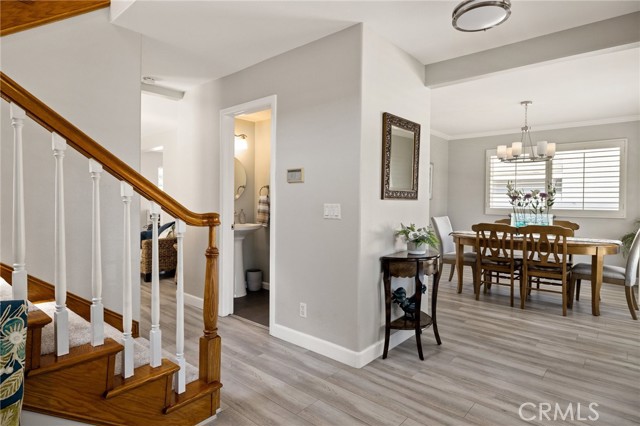 Formal dining with lots of natural light