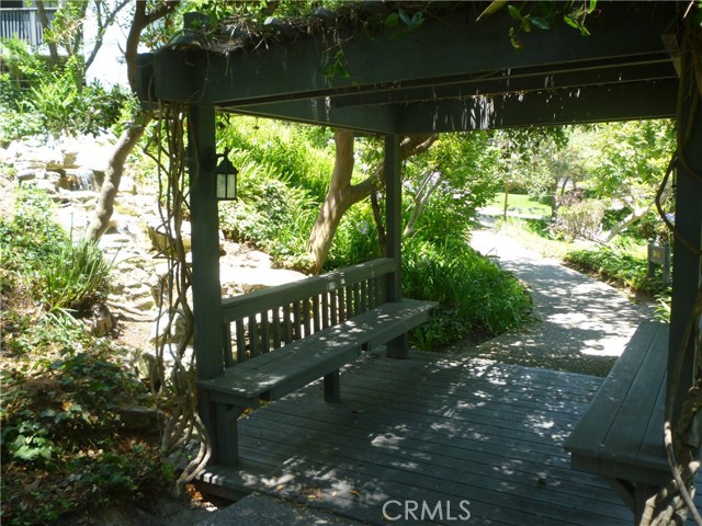 Lush gardens throughout the complex.