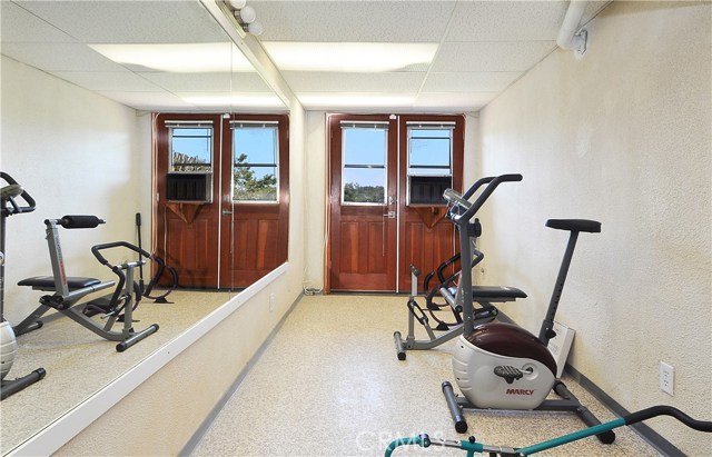 Downstairs gym