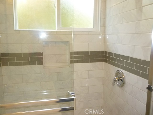 Beautiful subway tile work in bathroom 3.