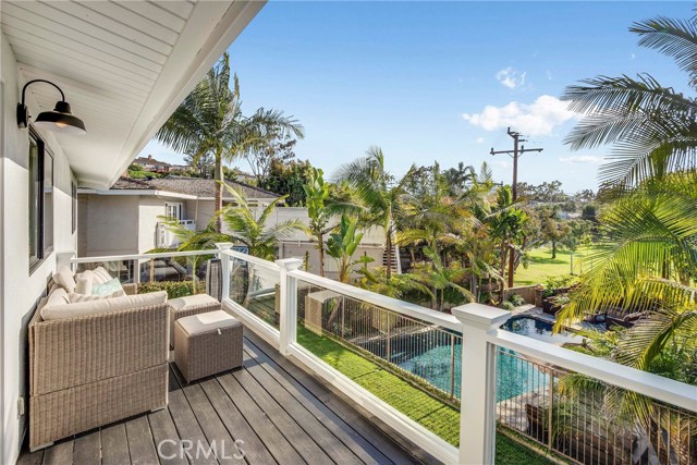 Terrific views from the deck off the kitchen & dining room