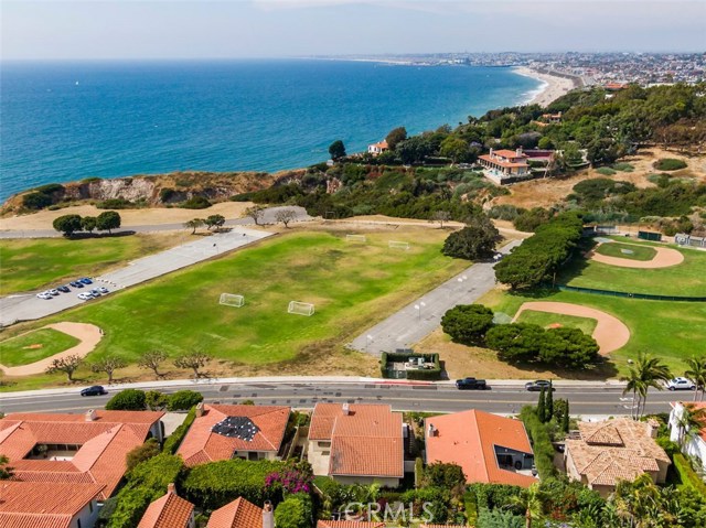 Looking north from above the house at middle bottom