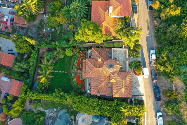 Aerial Top View of the Estate.