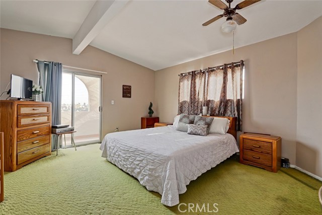 Master Bedroom with private deck (upstairs)