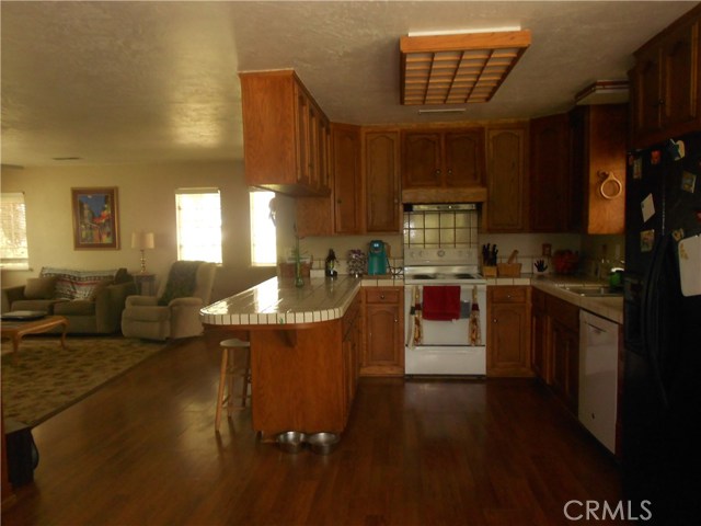 OLD PHOTO before new lighting in  kitchen .