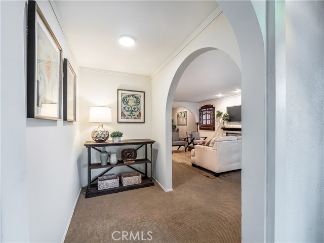Entry to living room