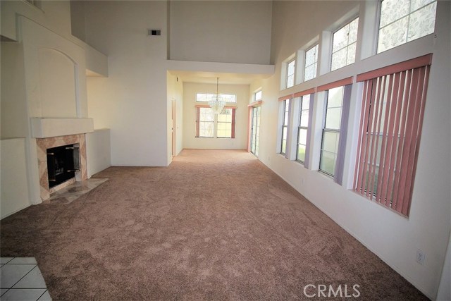 View of living room from entry