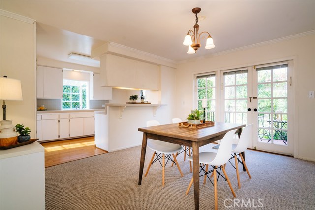 A family room and dining area brings a delightful space to make everyone feel at home for the intimate dinner parties and the experiences of day-to-day living.