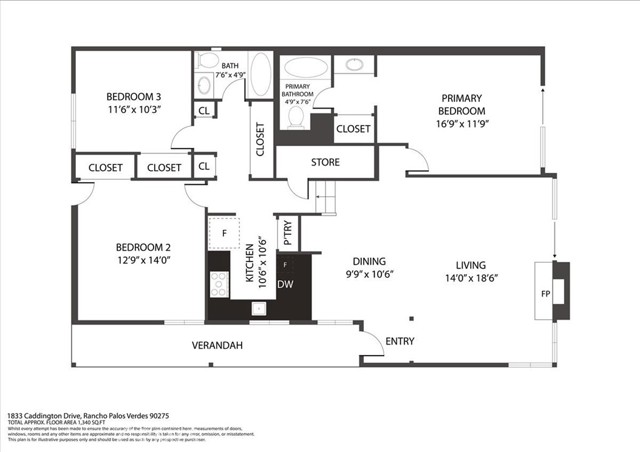 1833 Caddington Drive, Rancho Palos Verdes, California 90275, 3 Bedrooms Bedrooms, ,2 BathroomsBathrooms,Residential,Sold,Caddington,PW21065923