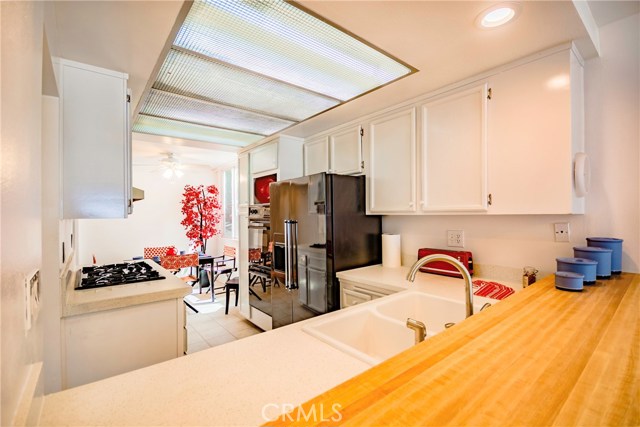 Gallery Kitchen with new counter tops, sink and faucet