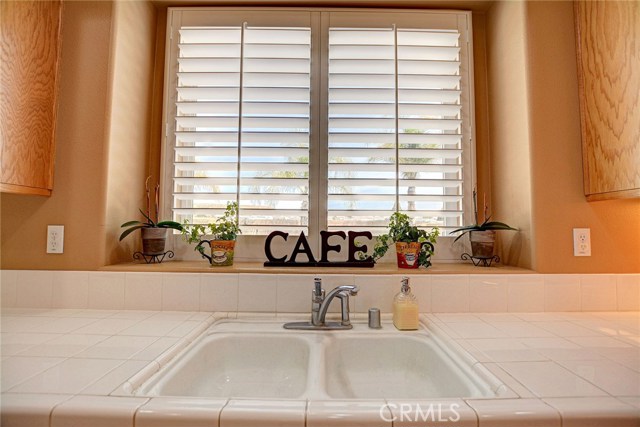 Gorgeous mountain views from the sink!