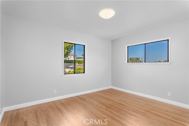 Back Bedroom facing back yard