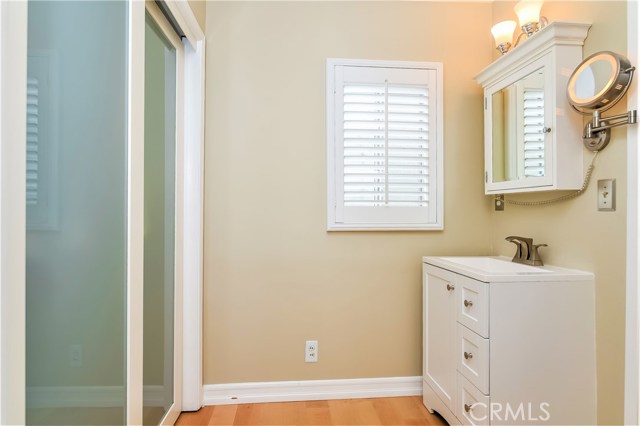 This is the 2nd closet and vanity dressing area