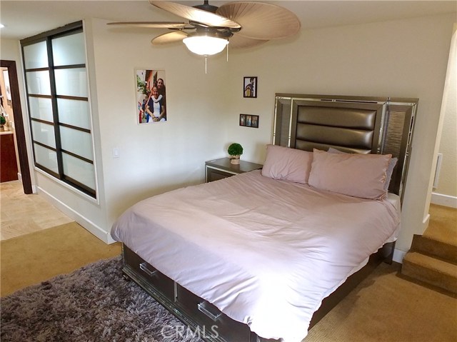 Guest house master bedroom with ensuite bath