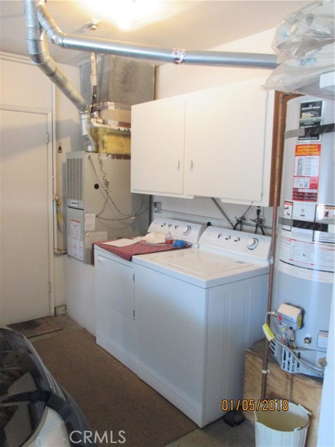 Washer and Dryer in garage