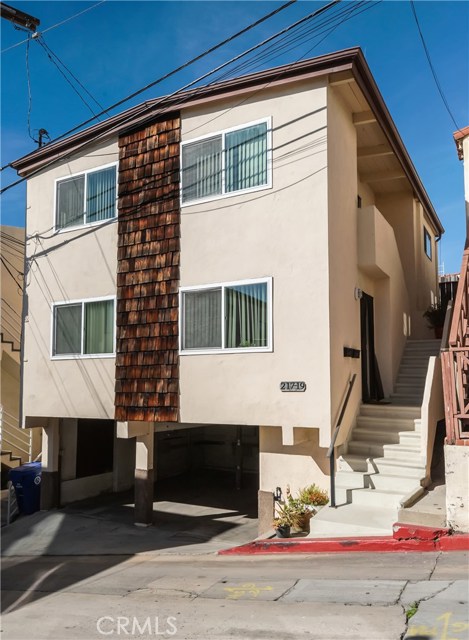 Each unit has 1-car garage parking.  The doors have been removed to allow possible additional tandem parking.