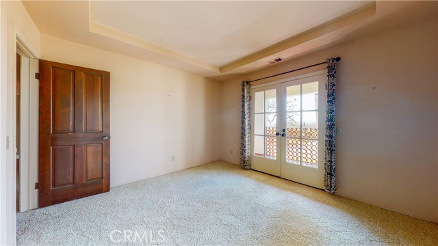 Upstairs bedroom facing front yard