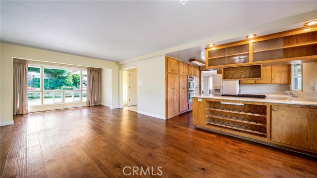 Family room looking towards front of home.