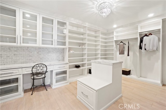 Dream-worthy walk-in closet, or convert back to fifth bedroom