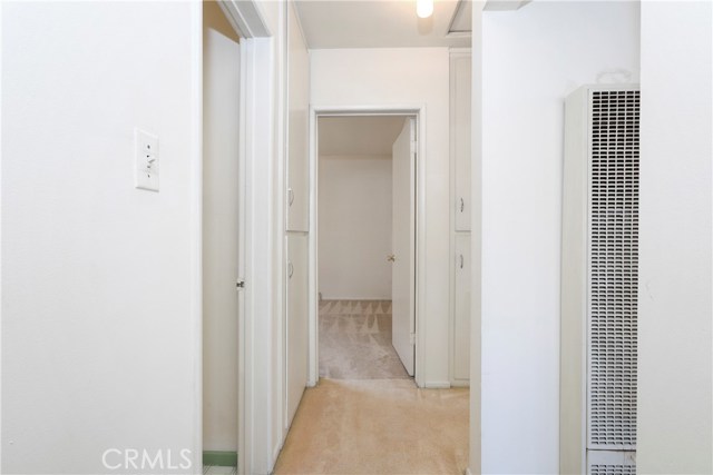 Unit A - View of Hall into Bedrooms