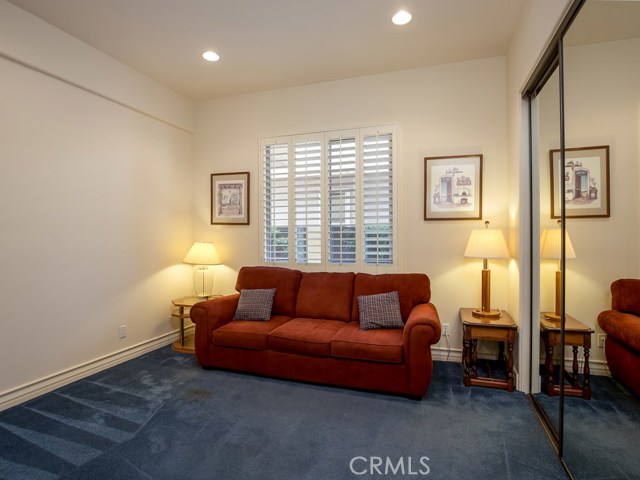 Second bedroom on entry level.