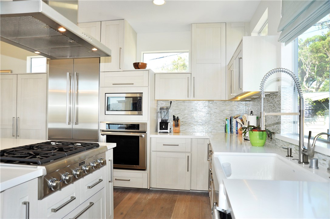 Under cabinet lighting, custom fixtures and shades