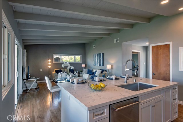 GREAT ROOM LOOKING EAST - KITCHEN-AID 46dba DISHWASHER