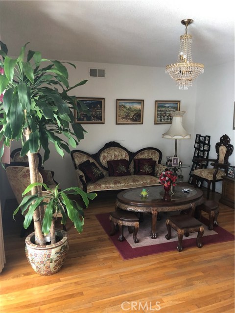 Living Room with sliding door to the Garden Room