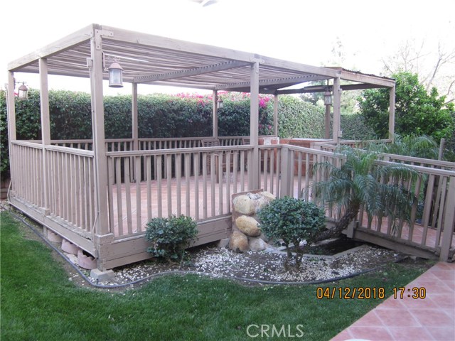 Gorgeous pergola in backyard.  Perfect for entertaining, or just relaxing.