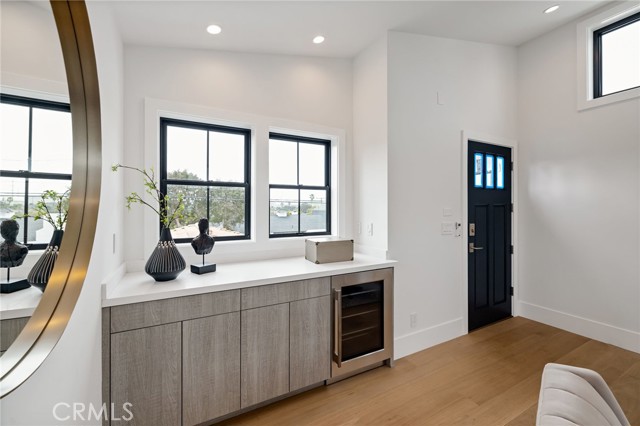 Stylish interior space above garage