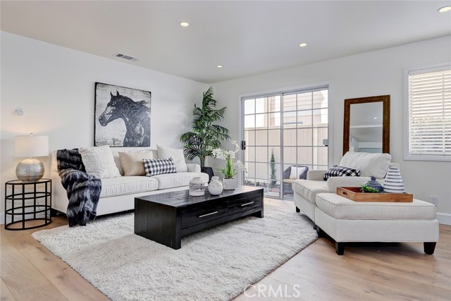 Formal Living Room leading out to side patio