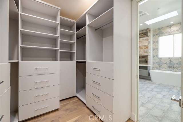 Enviable master closet with custom features