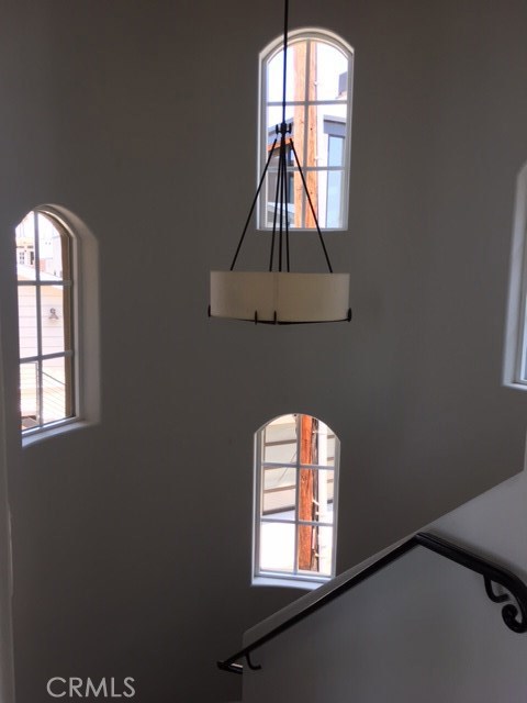 Interior of the classic turret spiral staircase...