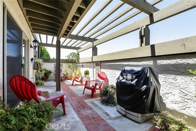 Patio off of kitchen