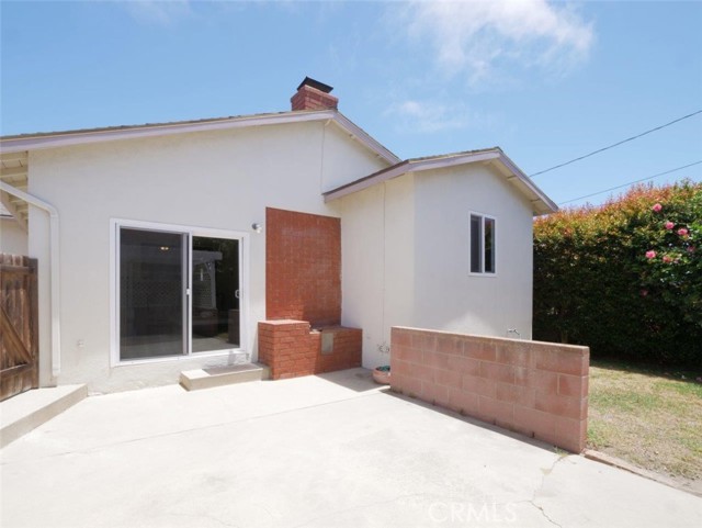 Patio just outside family room.
