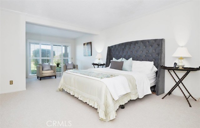 Spacious Master Bedroom Opens to the Backyard