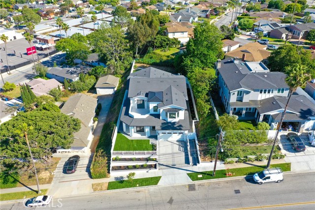Ariel view of home.