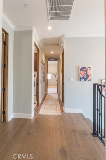 Another upstairs view, highlighting the beautiful wide plank wood flooring!