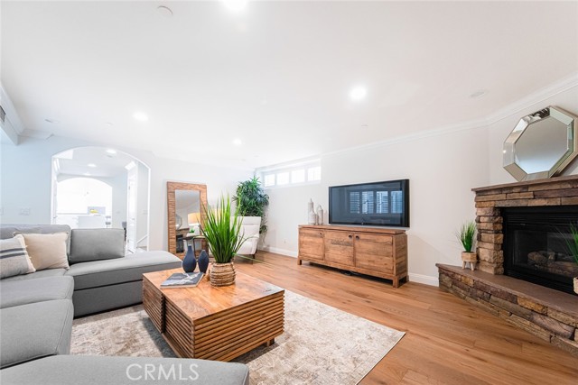 Living Room with Fireplace