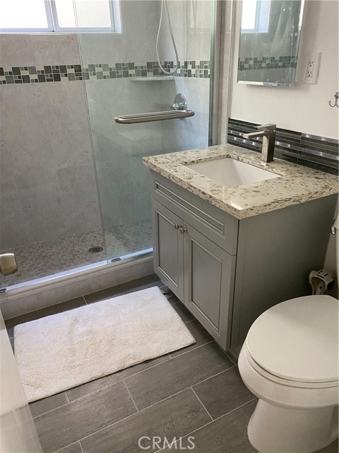 Bathroom with walk-in shower