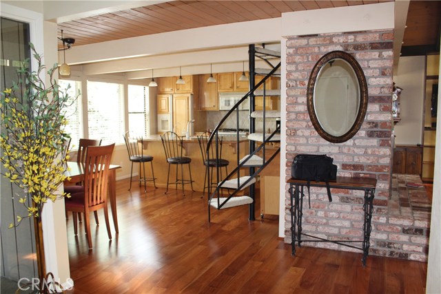 view of kitchen from entry